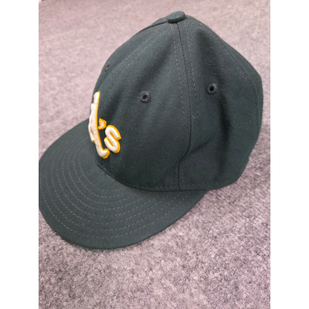Oakland Athletics Hat Mens 7 1/4 New Era 59FIFTY Green MLB Fitted Cap - Picture 2 of 6